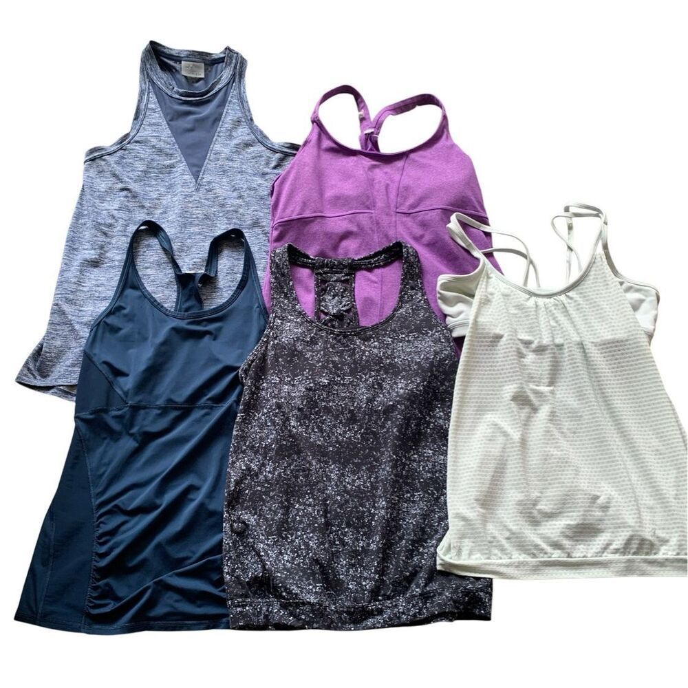 5 Piece Athleta Tank Top Lot Mix Bundle Reseller Wholesale